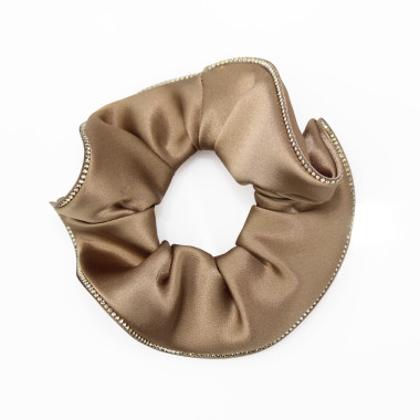 Silk & crystals scrunchie JILL